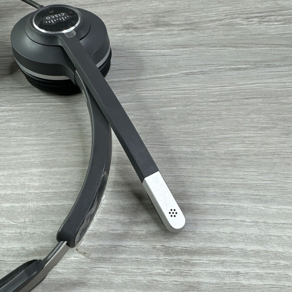 Cisco 532 Wired Dual Stereo Headset Over-the-Head Black (CP-HS-W-532-RJ) - Picture 6 of 10